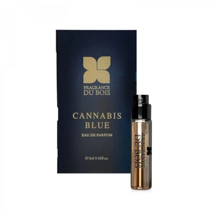 Fragrance Du Bois Cannabis Blue Blauw 1,5 ml 0,05 fl. oz. oz. officiële parfummonster parfumtester