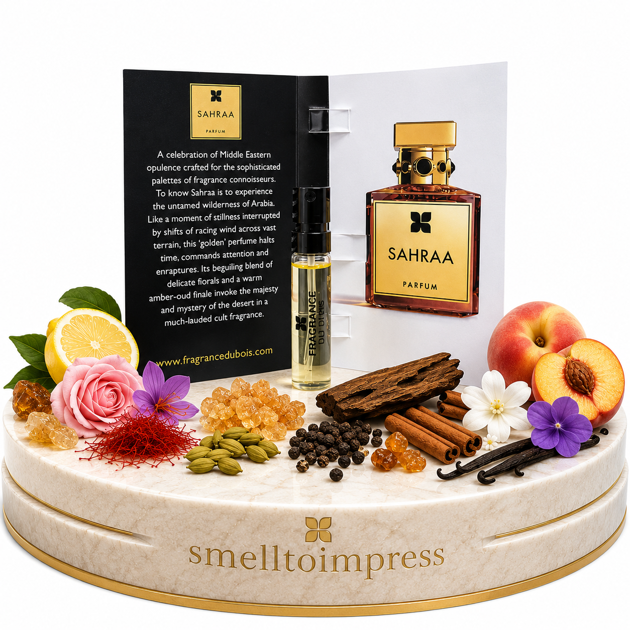 afbeelding van Fragrance Du Bois Sahraa officieel parfummonster 1,5 ml 0,05 fl. oz.