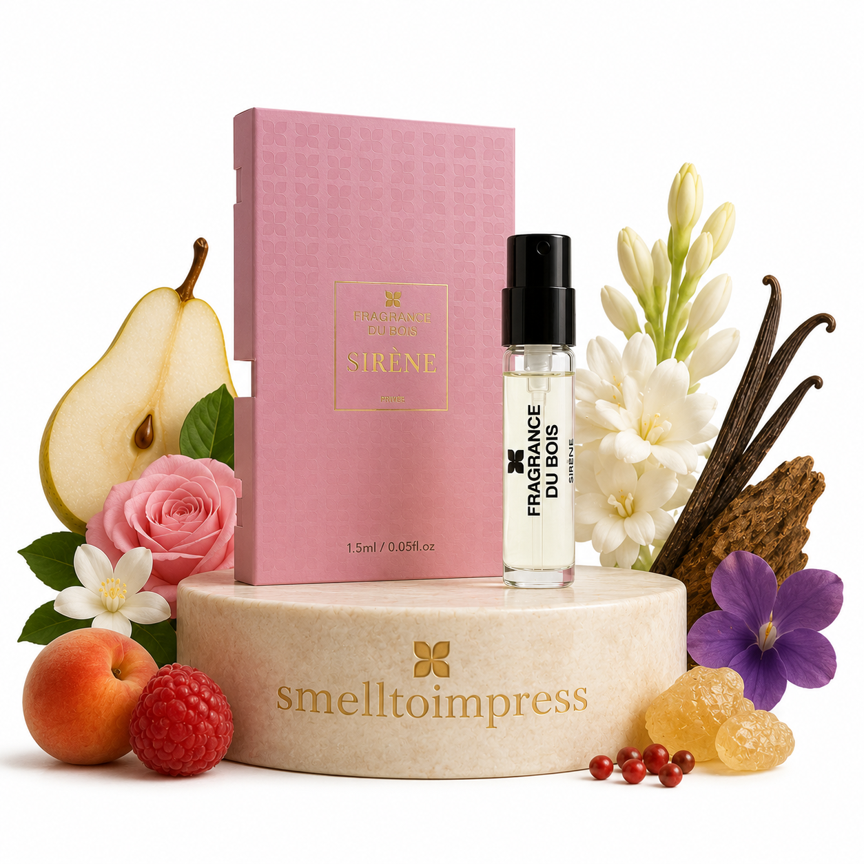 afbeelding van Fragrance Du Bois Sirene Privee 1,5 ml 0,05 fl. oz. officieel parfummonster