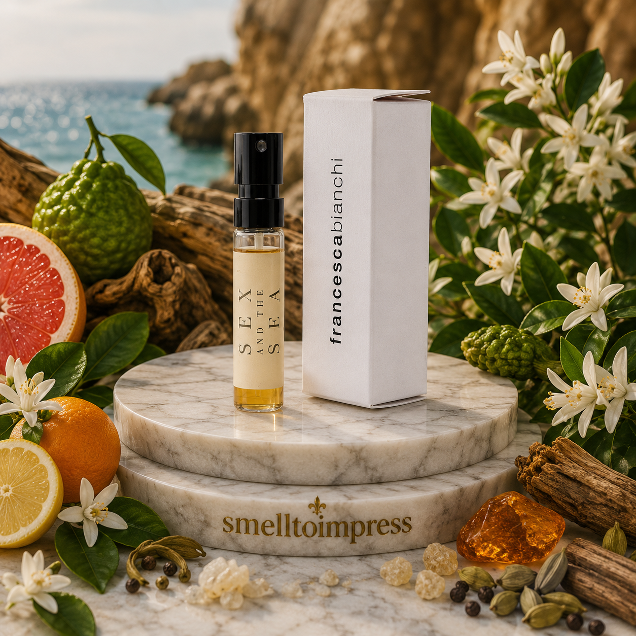 afbeelding van Francesca Bianchi Sex and the Sea Neroli officieel parfummonster 1,5 ml 0,07 fl. oz