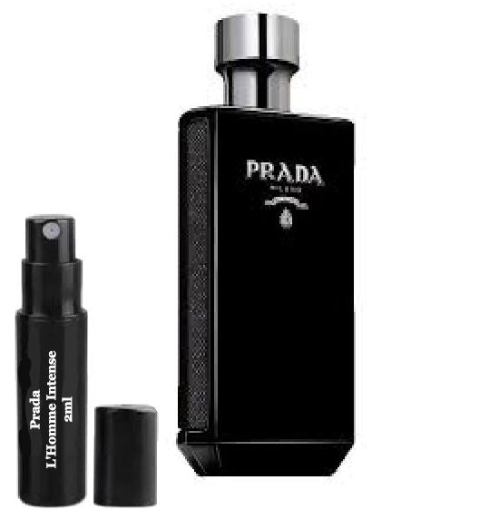 Prada L'Homme Intense fragrance sample testers