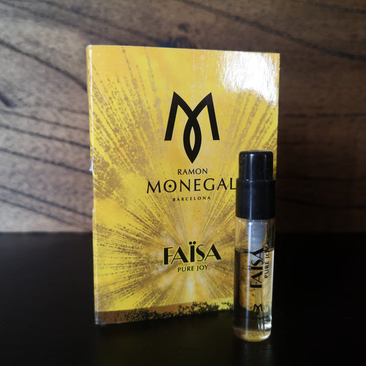 Ramon Monegal Faisa Pure Joy officieel parfum monster 2ml 0.06 fl.o.z. parfum tester