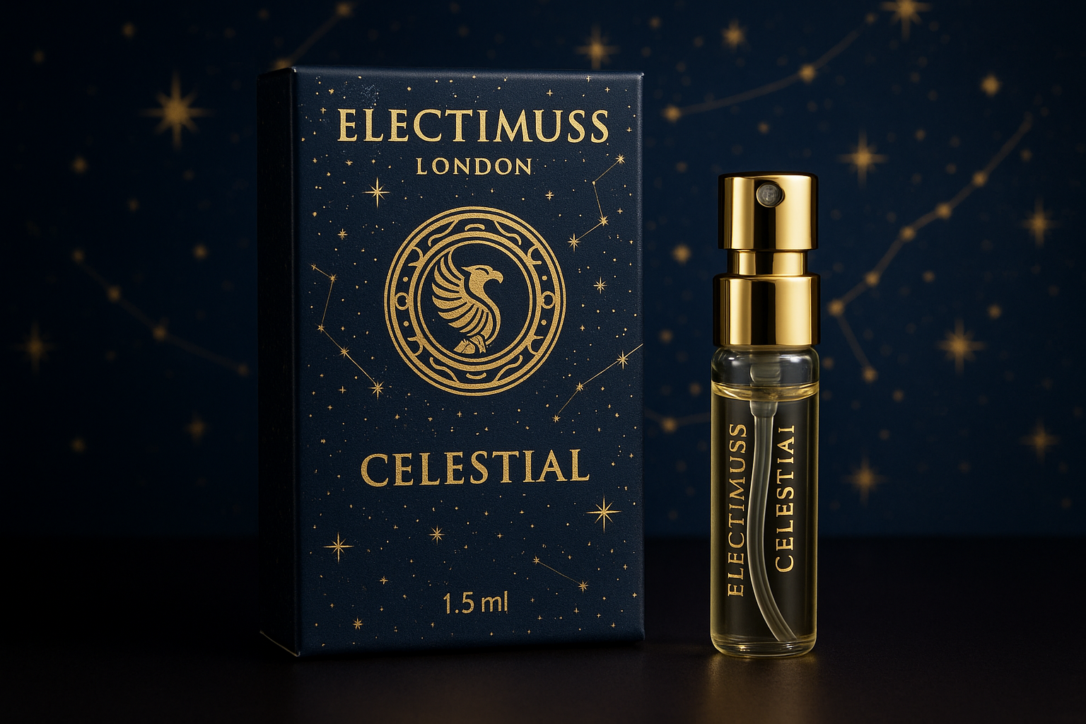 Electimuss London Celestial 1.5ml 0.05 fl. oz. official perfume sample
