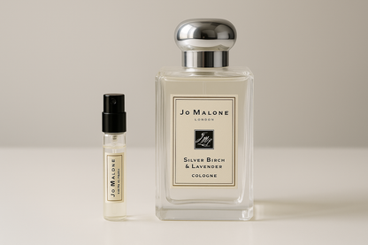 Jo Malone Silver Birch & Lavender Cologne officieel parfummonster | Nederland
