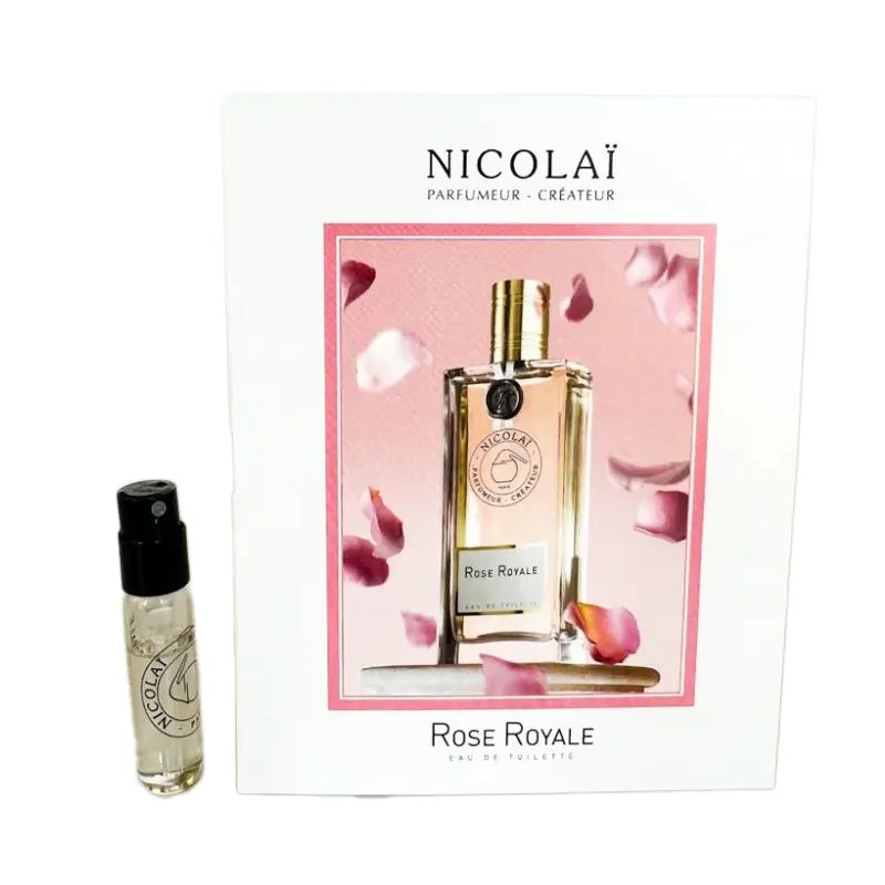 official perfume samples of Nicolai Rose Royale fragrance 1.8ml 0.07 oz.