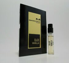 Mancera Black Vanilla official sample 2ml 0.07 fl. oz., Mancera Black Vanilla 2ml 0.06 fl. oz. official perfume sample