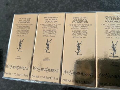 Yves Saint Laurent All Hours Foundation 5 ml 0,16 fl. oz. oz. officieel huidverzorgingsmonster Tint B 85 Koffie